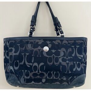 Coach fabric shoulder bag